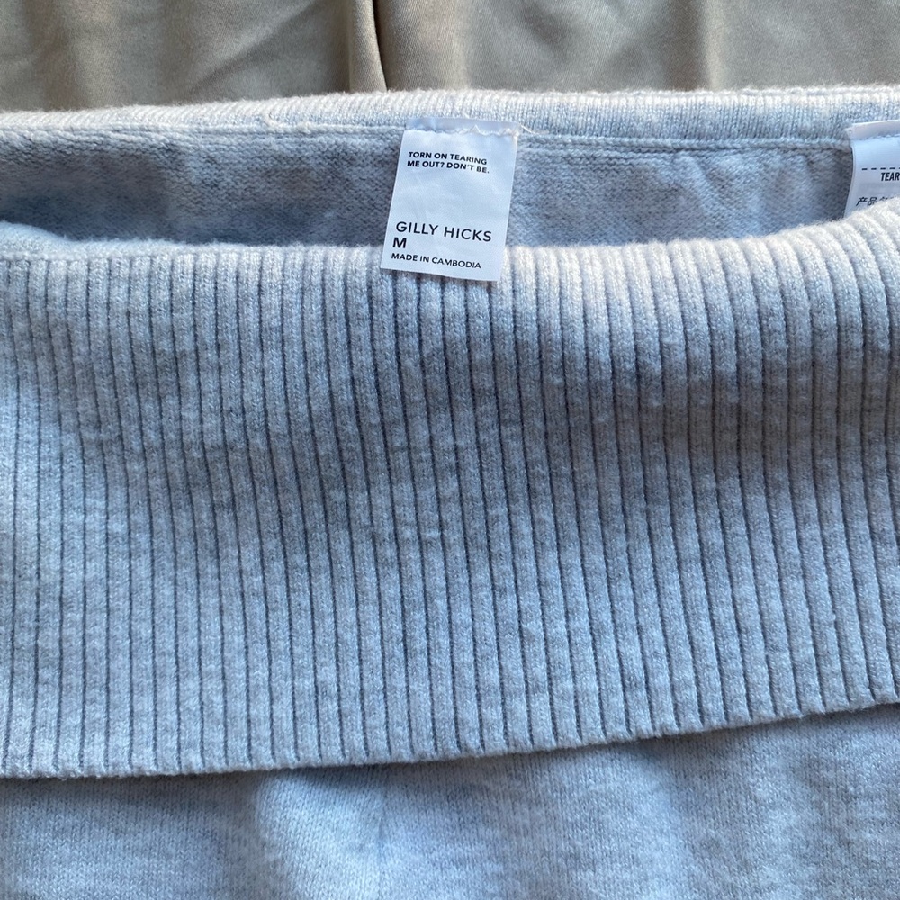 Gilly Hicks Heather Grey Cozy Soft Flare Pants